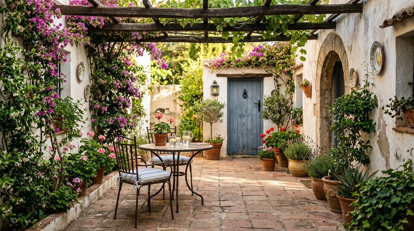 9 Mediterranean Courtyard Garden Ideas for a Relaxing Space